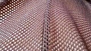 gretala flashes trimmed pussy