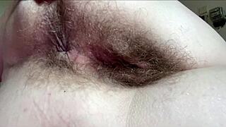 my hairy ass fetish gets close up anal fucking and orgasm