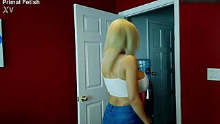 amber alina cannot resist her stepdaughters huge tits