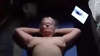 Sexy bbw naked yoga session