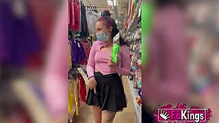 inna skates outside and shows off before hardcore fuck