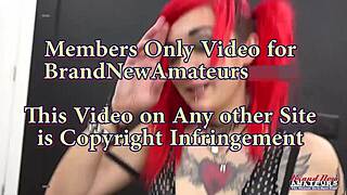 inked redhead loves rimming and sucking to swallow