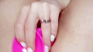 Horny Amateur Stretches Pink Pussy And Tight Ass