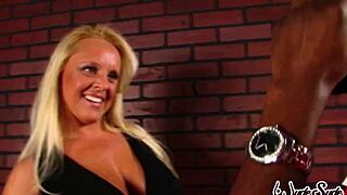 Blonde Alexis Golden Milks Massive Monster Cock