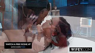 Wifey fit hotwife vanessa arizona gets ultimate bbc experience while hubby watches