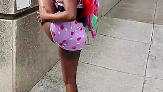 darkchocolatebarbie walking compilation