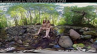 Yanks les babes ana and belle make out outdoors