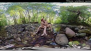 Yanks les babes ana and belle make out outdoors