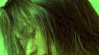 Petite ukrainian caresses big natural boobs