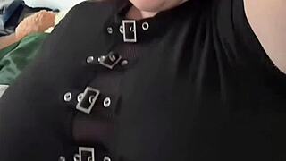 Bbw Goth Gf Fucks Creamy Pussy With Huge Dildo For You