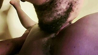 Black Mommy Enjoys Closeup Clit Sucking With Shaking Orgasm