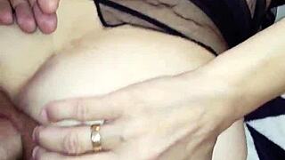 Pov passion anal with skinny mature model