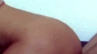 homemade sex with my horny neighbor after sucking his cock in the bathroom