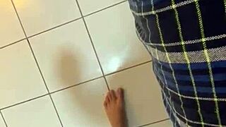 hotwife sat on cock until she came for cuck to clean