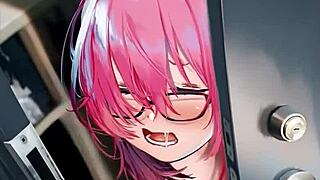 Hentai cutie fucked roughly in anime style