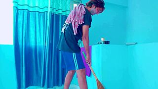 Desi indian malkin gets fucked hard by her naughty servant