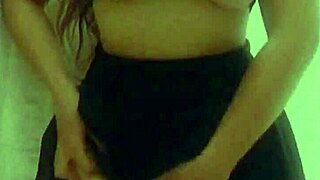 Striptease at the bathroom girl masturbation and fingering until cumming