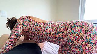 little stepdaughter leaves bedroom door open for uncle