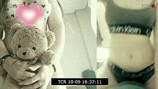 Striptease at the bathroom girl masturbation and fingering until cumming