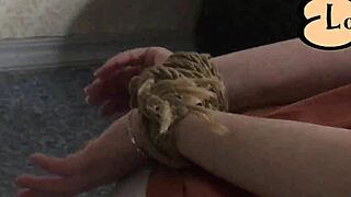 She sucked him deep then bit his cock in this funny clip