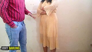 Beautiful wife enjoys hard sex with husbands friend