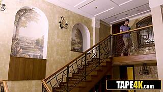 Mature Russian Milf Caught Masturbating By Her Stepson