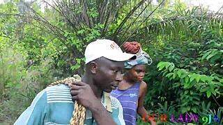 african farmers making love hardcore in their farm land while harvesting fruits somewhere in africa