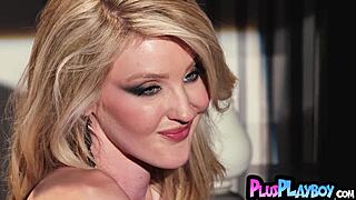 Cute Blonde Teen 18+ In Sexy Black Lingerie Lexi Mode Before Passion Striptease