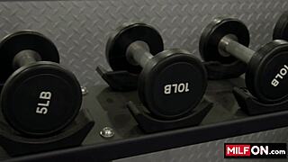 double milf trouble hits the gym hard