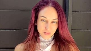 artemisia love smokes with big tits out