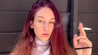 artemisia love smokes with big tits out