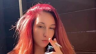 artemisia love smokes with big tits out