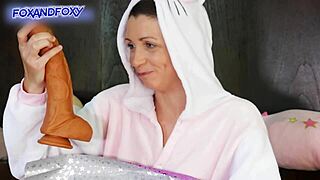 dirty christmas naughty stepdaughter gets a new toy
