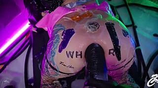 ksucolt kinky latex anal and shiny fetish compilaton