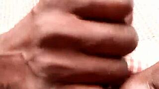 wetjuicypussy1 enjoys solo african masturbation session