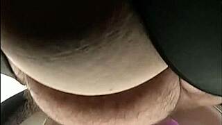 fat hairy milf rides wide plug and gets fist fucked
