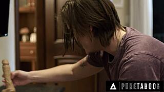 Pure taboo angry lauren phillips catches pervert virgin stepson snooping where he shouldnt be
