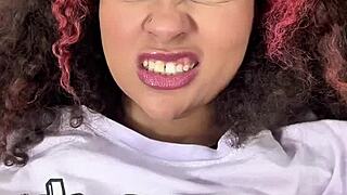 curvy latina burping and farting big thick ass