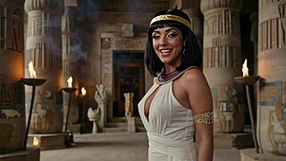 ourdream seductive egyptian nefaris hot temple cum covered tits