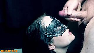 he cums twice covering milf face for swallow