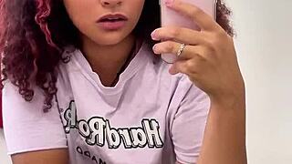 curvy latina burping and farting big thick ass