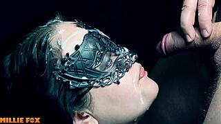 he cums twice covering milf face for swallow