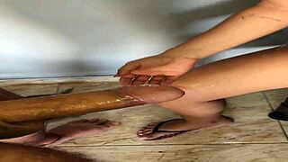 cuck watch wife swallow cock then ride it