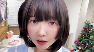 おっさん夢カワコンカフェの天使がおじ客ちんぽにカルピスフェラチオで媚び媚び接客