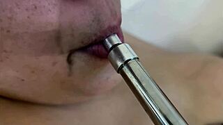 Married whore cheats with neighbor in bathroom