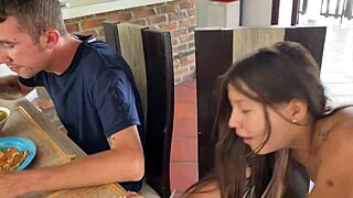 Colombian Stepsister Wants Quick Sex While Home Alone