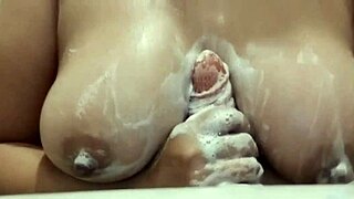 big bubbly boobs on display in homemade solo