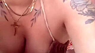 curvy brazilian beauty enjoying outdoor fun with anal plug masked nomads