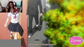 Lizren reacts to a new hentai anime with excitement and curiosity