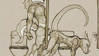 太棒了！同性恋毛茸茸浴室性爱合辑超赞！